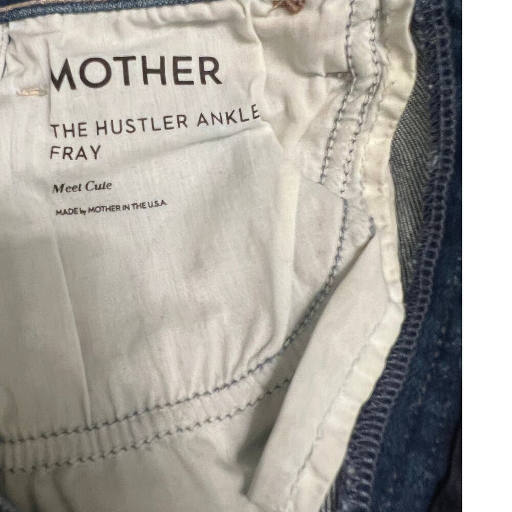 MOTHER The Hustler Ankle Fray Jeans 25 Meet Cute Flare High Rise quiet luxury - Picture 8 of 12
